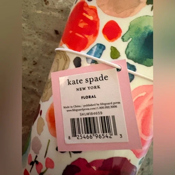 NWT Kate Spade New York Insulated Tumbler with Reusable Straw - Picture 6 of 11